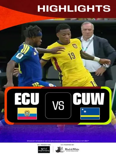 ECU Vs CUW | Highlights | FIFA World Cup 2026