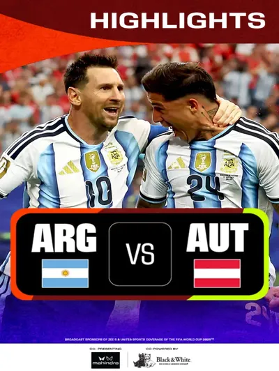 ARG Vs AUT | Highlights | FIFA World Cup 2026