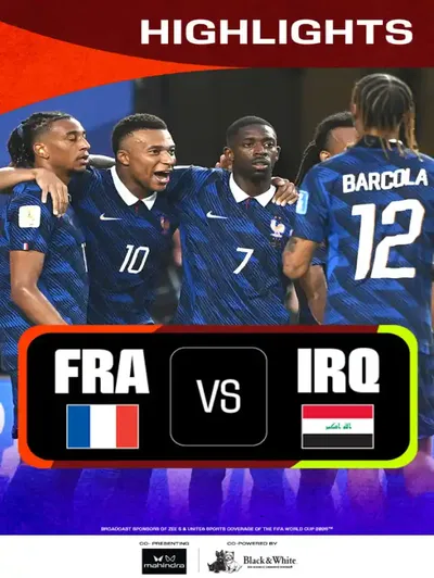 FRA Vs IRQ | Highlights | FIFA World Cup 2026