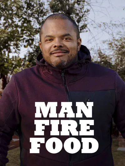 Man Fire Food
