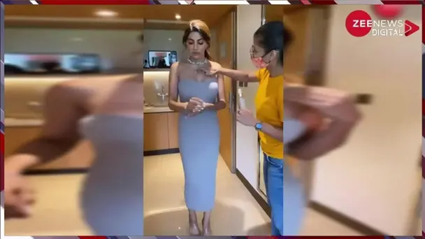 Nikki Tamboli looks sexy wears tight braless dress fans got shocked