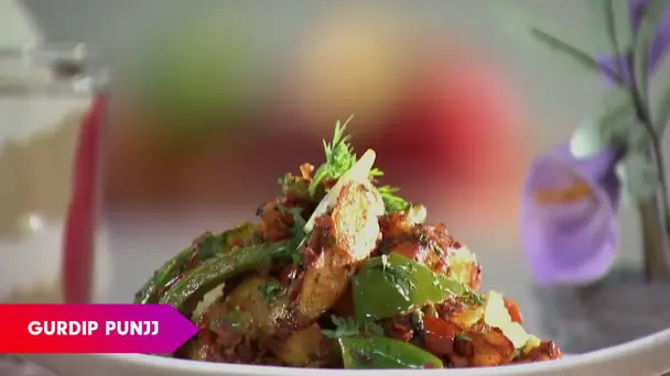 Aloo shimla mirch by Chef Gurdip - All 'bout Cooking