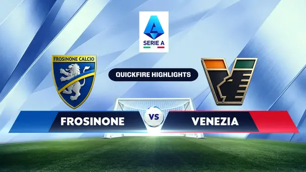 FRO Vs VEN | QUICK HLS | Serie A’26