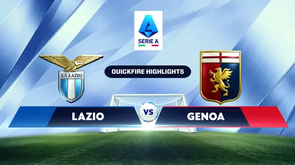 LAZ Vs GEN | QUICK HLS | Serie A’26