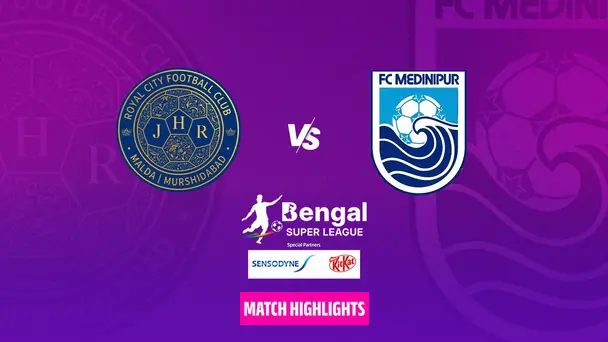 Jhr Royal City Fc Malda | Murshidabad Vs Fc Medinipur - Highlights