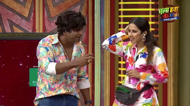 Shreya and Kushal Give Makeovers to the Stars - Chala Hawa Yeu Dya - Comedycha Gangwar