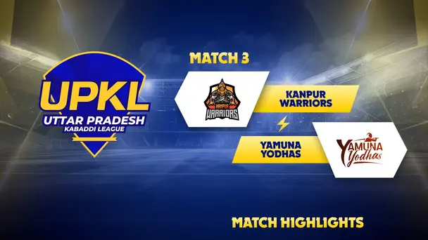 Kanpur Warriors Vs YamunaYoddhas - Highlights