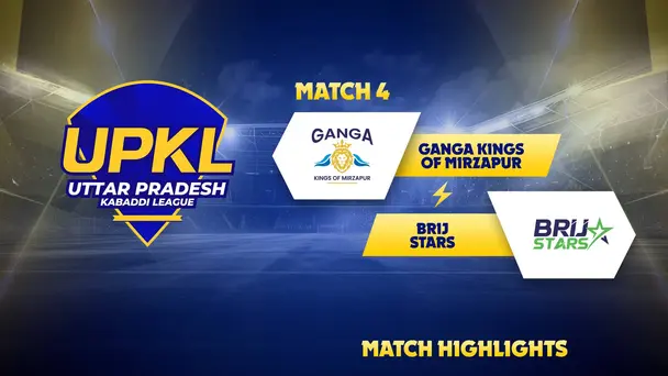 Ganga Kings Of Mirzapur Vs Brij Stars - Highlights