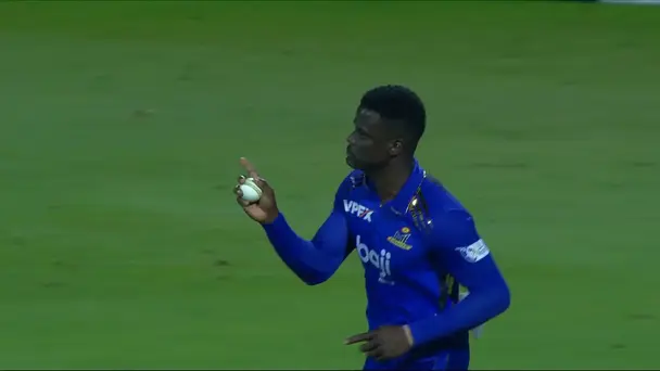 CAUGHT! Farooqi’s clever variation triggers another wicket in the collapse