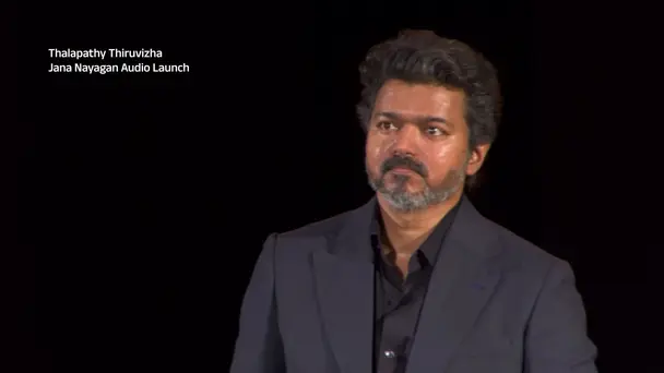 A Heartfelt Moment for Vijay - Jananayagan Audio Launch
