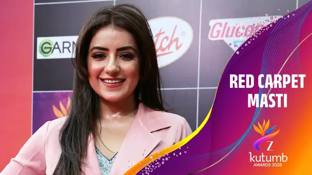 Meera Spills Secrets about Her Co‑stars - Red Carpet Masti - Zee Kutumb Awards 2026