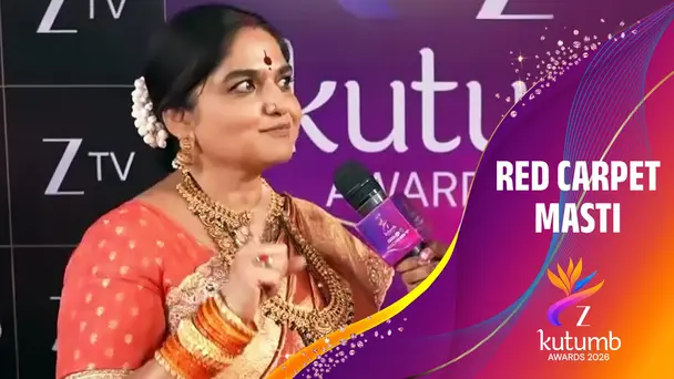 Fun and Snappy Questions for Durgawati - Red Carpet Masti - Zee Kutumb Awards 2026