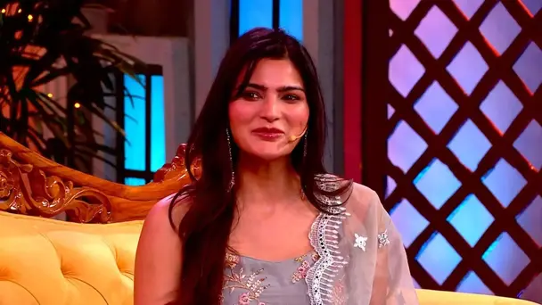 Gurnazar and Sanjana Singh on the Show