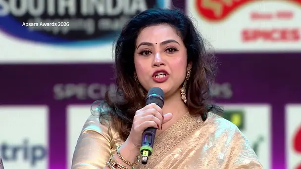 Meena Wins the Evergreen Dream Girl Award - Apsara Awards 2026 - Promo
