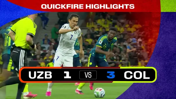 UZB Vs COL | Quickfire Highlights | FIFA World Cup 2026