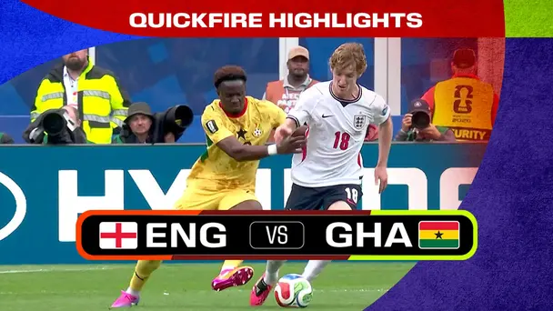 ENG Vs GHA | Quickfire Highlights | FIFA World Cup 2026