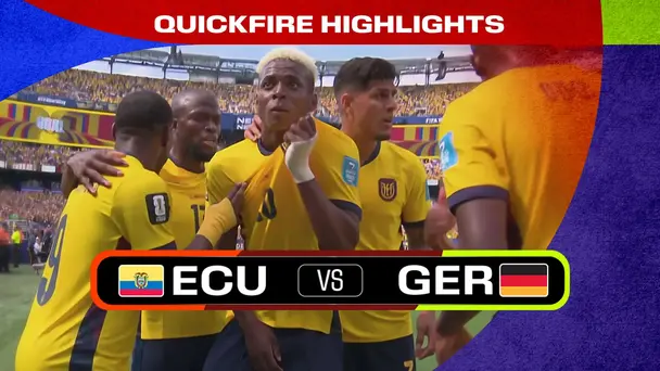 ECU Vs GER | Quickfire Highlights | FIFA World Cup 2026