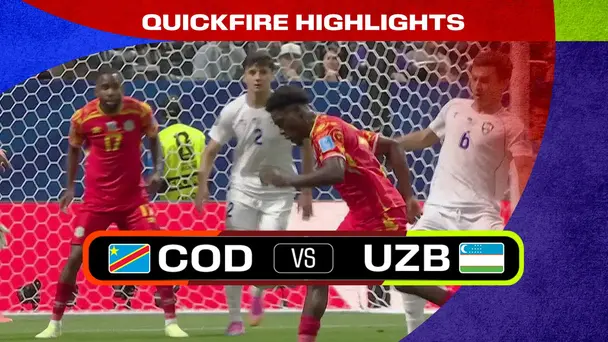 COD Vs UZB | Quickfire Highlights | FIFA World Cup 2026