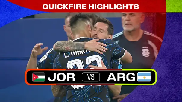 JOR Vs ARG | Quickfire Highlights | FIFA World Cup 2026