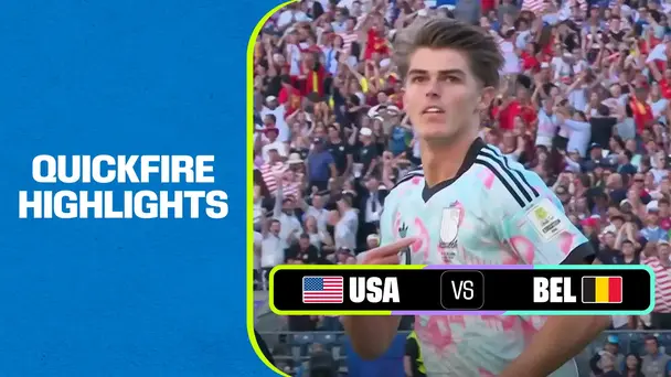 USA Vs BEL | Quickfire Highlights | FIFA World Cup 2026