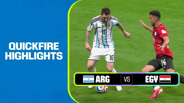ARG Vs EGY | Quickfire Highlights | FIFA World Cup 2026