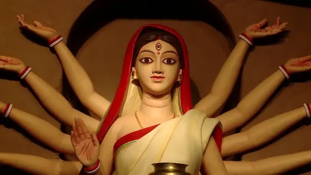 Puja celebrations during the pandemic - Biswajure Dashabhuja