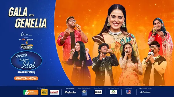 Telugu Indian Idol Season 4 - Specials S1 E2 - Gala with Genelia