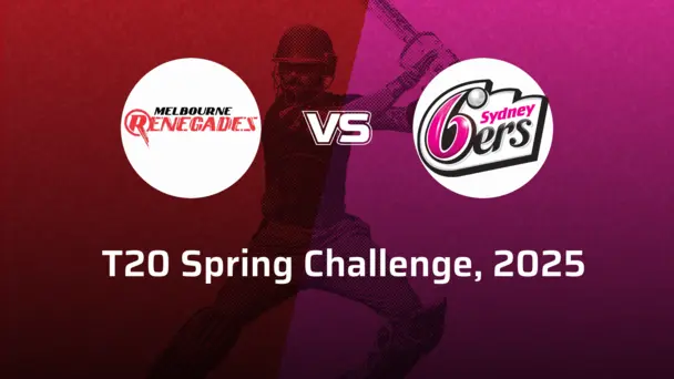 Sydney Sixers Women VS Melbourne Renegades Women