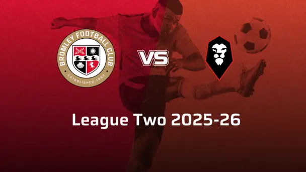 Salford City VS Bromley