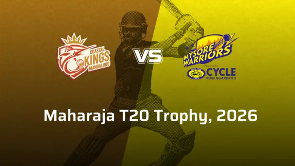 Mysore Warriors VS Coastal Kings Mangaluru