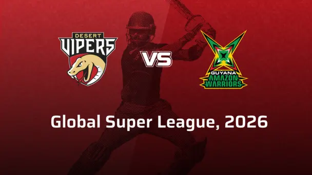 Guyana Amazon Warriors VS Desert Vipers