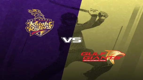 Gulf Giants Development VS Abu Dhabi Knight Riders Development