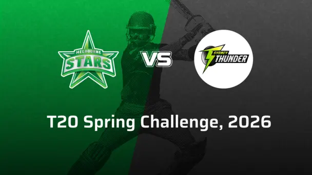 Sydney Thunder Women VS Melbourne Stars Women