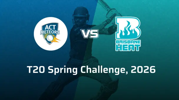 Brisbane Heat Women VS ACT Meteors