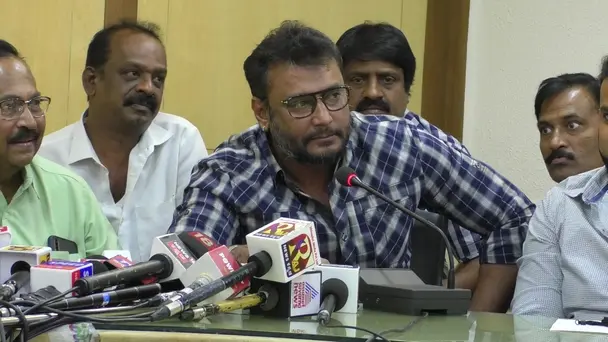 Darshan Thoogudeepa Upset on Tollywood film industry