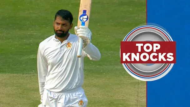 Smaran's 127 vs Uttarakhand in SF, 2nd Inns