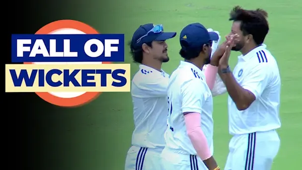 North East Zone Fall of Wickets vs East Zone: QF, 1st Innings