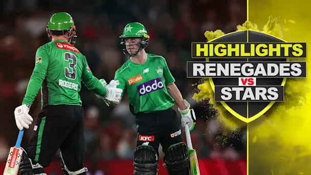 Melbourne Renegades vs Melbourne Stars: Highlights