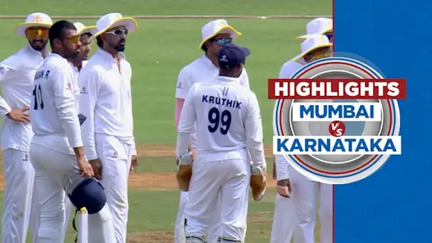 QF: Mumbai vs Karnataka - Day 1, Highlights