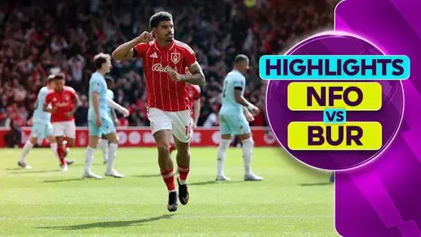 Nottingham Forest 4-1 Burnley