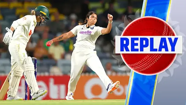 AUS W vs IND W: Only Test, Day 1 Replay