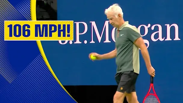 McEnroe's Serve Packs Heat