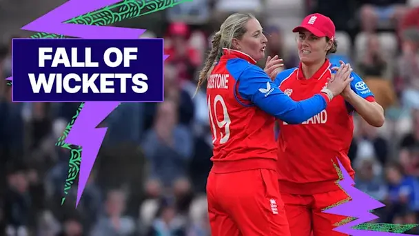IRE Fall of Wickets vs ENG