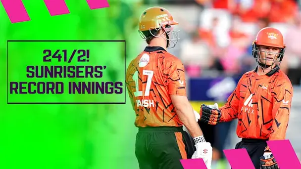 SunRisers Smash Highest-ever Total!