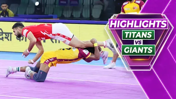 Telugu Titans 30-25 Gujarat Giants
