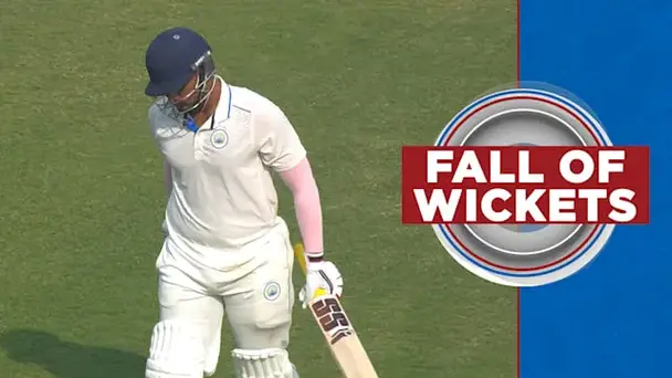 Haryana Fall of Wickets vs Uttarakhand, 1st Inns