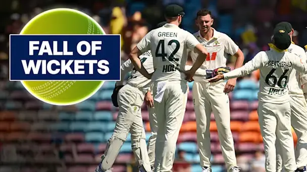 BAN Fall of Wickets vs AUS: 1st Test, 1st Innings