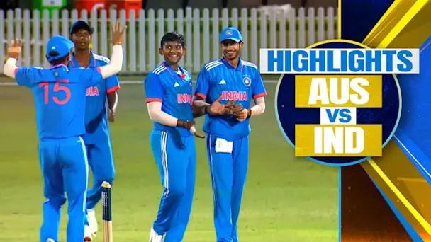 AUS U19 vs IND U19: 3rd ODI, Highlights