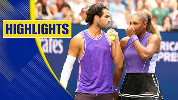 Bencic/Cobolli vs S. Williams/Alcaraz: QF Highlights