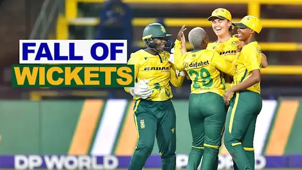 IND W Fall of Wickets vs SA W: 3rd T20I